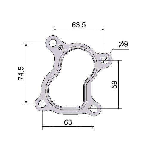 Комплект прокладок турбины Renault, Suzuki, Nissan 1.5D