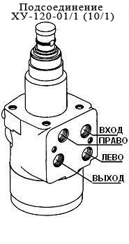 Подсоединение насоса-дозатора ХУ-120-10/1 с клапаном