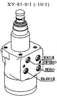 Подсоединение насоса-дозатора ХУ-85-10/1 с клапаном
