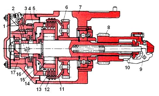 Будова редуктора пускового двигуна Д-240 (МТЗ)